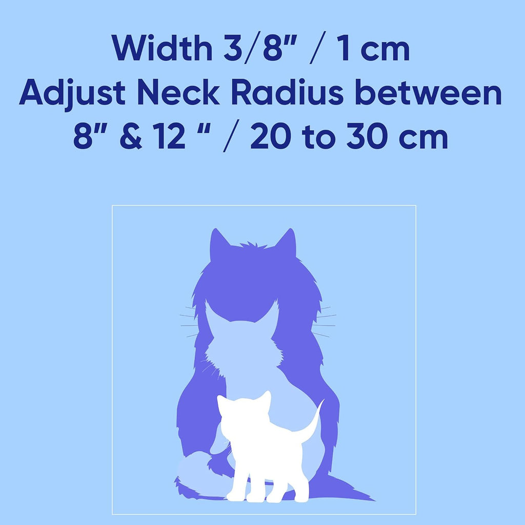 Glow in the Dark Cat Collar Kitten Collar with Safety Buckle and Removable Bell - Teal